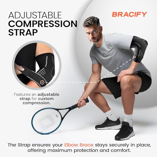 Tennis Elbow Brace for Women & Men, Fitness and Everyday Use (XXL) | Elbow Compression Sleeve for Tendonitis, Arthritis, Tennis Elbow & Golfers Elbow, Reduce Elbow Pain During Fitness Activity - color: Gray, size: XX-Large