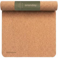 Ananday Premium Cork Yoga Mat - Sustainable, Non-Toxic & PVC-Free, Non-Slip, Perfect for Hot Yoga, Pilates & Exercise - Cushioned for Superior Comfort & Support