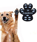 Dog Anti Slip Paw Grips Traction Pads,Dog Feet Stickers with Stronger Self-Adhesive Paw Pad Provide Traction for Senior, Injured Dogs,12 Sets (48 pcs) M Black - size: M-1.7*1.5 inch(L*W)