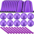 Soulchen 30 Pcs Exercise Pilates Ball 9 Inch with Bags Resistance Bands 25-30 lbs for Working Out Exercise Equipment Set for Yoga Stability Barre Training Stretching Physical Posture Training Gym
