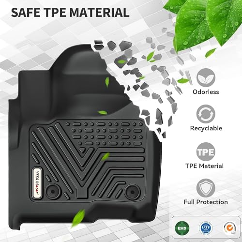YITAMOTOR Floor Mats Compatible with Toyota Corolla Sedan 2020-2026 (Not Fit for Hatchback), TPE All Weather Automotive Corolla Floor Liners Custom Fit 1st & 2nd Row, Black - style: 2020-2026 Toyota Corolla Sedan (Not Fit for Hatchback)