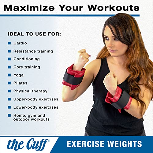 The Cuff Original Adjustable Ankle and Wrist Weight for Yoga, Dance, Running, Cardio, Aerobics, Toning, and Physical Therapy. - style: Single