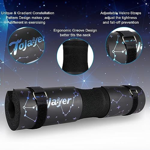 Squat Pad Barbell Pad for Workout, Neck & Shoulder Protective Foam - color: Zodiac