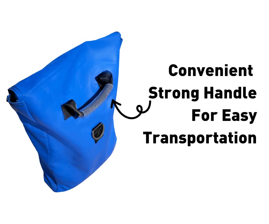 Hullaballoo Deluxe Extra Durable Vinyl Sand Bags, Anchor Safety Product for Inflatable Bounce House, Water Slides, Canopies and Tents, Holds 50 Pound Capacity, 4 Pack - color: Deluxe, size: 50LB - 4 PACK