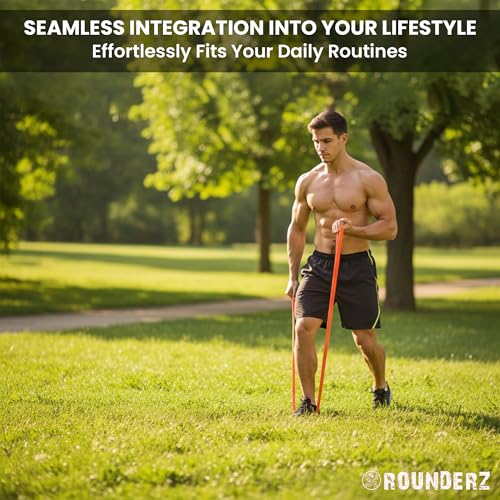Rubberbanditz Rounded Edge Resistance Band | Compact and Light Weight Exercise Bands | Suitable for All Fitness Levels Users| Travel Friendly Resistance Bands for Working Out - color: Purple