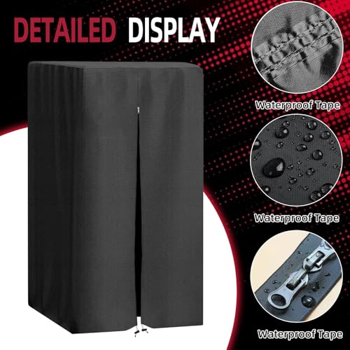 Protective Cover for Pull Up Bar Station with Waterproof Zipper, 420D Oxford Cloth,Waterproof Cover for Power Tower/Pull Up Bar Station, Dustproof, Universal