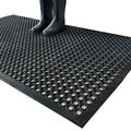 Uniboho Outdoor Rubber Floor Mats Anti Slip Restaurant Commercial Kitchen Rubber Drainage Mat 60 x 35 Heavy Duty Mat for Garage Garden Indoor Outside Industral Pool Entrance Bar Wet Area - size: 60x35 inches