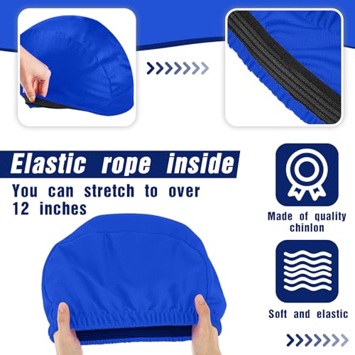 Ramede Football Helmet Covers for Practice Scrimmage Cap Helmet Cover Scrimmage Cap for Youth Adult Football Hockey Training Accessories 10.4 Inch in Diameter - color: Dark Blue, size: Regular Style