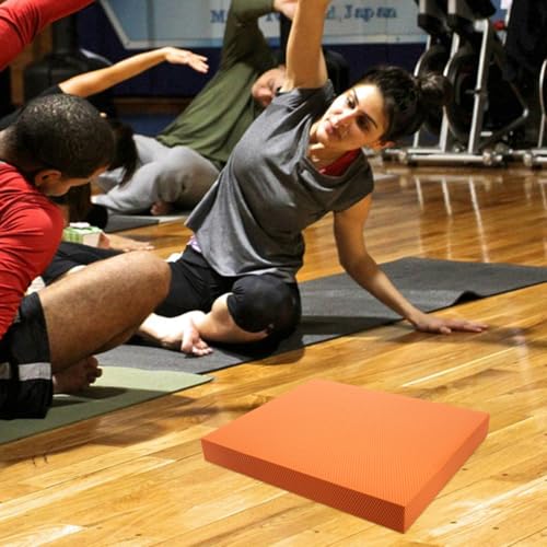 Balance Pad Stability Trainer Pad TPE Exercise Mat for Core Training Yoga Rehabilitation Knee Support Anti Slip Base 15.74 X 12.99 X 1.77 in Portable for Home Gym Outdoor