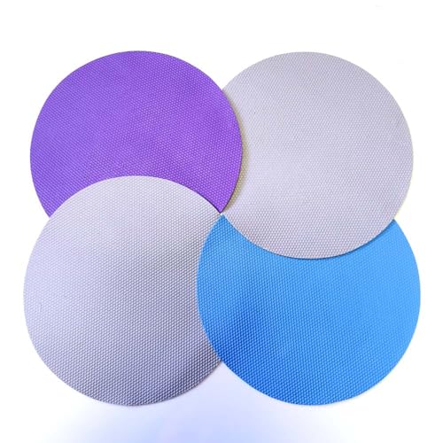 4pcs Rubber Jar Opener Bottle Gripper Non Slip Pad Multi-function Can Opener for Seniors with Arthritis Weak Hands (Circle Three) - color: Circle Three