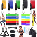Duraaamo Resistance Bands Set, Long and Fabric Loop Bands for Working Out Exercise Stretching & Physical Therapy – Booty, Glute, Mini & Ankle for Home, Gym, Travel & Rehab