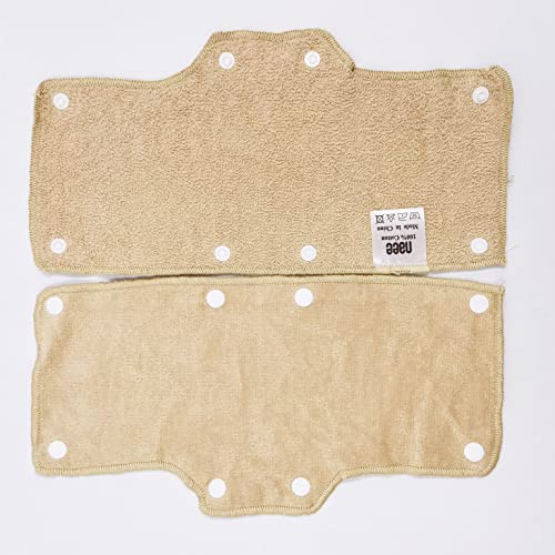 Beige Sweatband for Hard Hat Washable Velvet Terry Cotton Hard Hat Liner NAEE snap on (6pcs) - color: Beige
