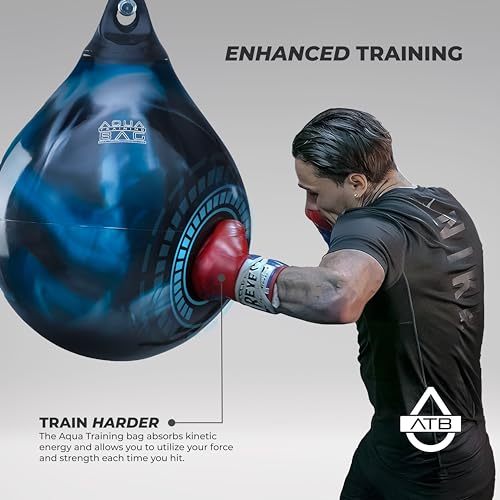 Aqua Training Bag 15" 75 Pound Heavy Punching Bag - color: Fireball Orange