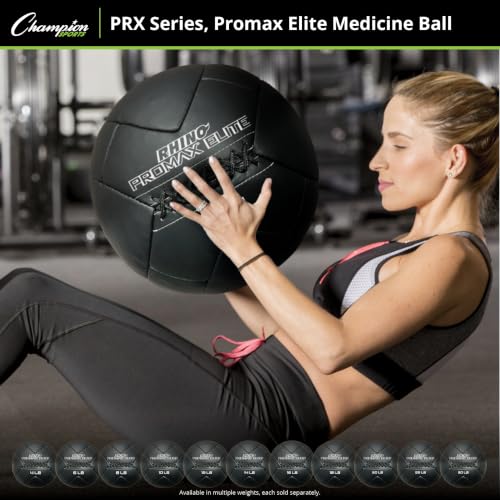 Champion Sports Rhino ProMax Elite Slam Ball - color: Promax Elite, size: 16 Pounds