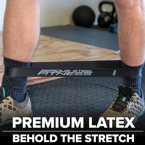 Serious Steel Fitness Mini Resistance Loop Bands | Rehab and Prehab Stretch Bands | 12" Exercise Workout Bands (Sets of 5 Pack and Sets of 10 Pack Trainer Options Available!) - color: 10" Mini Bands
