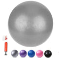 6 Inch Exercise Pilates Mini Yoga Balls Barre for Home Stability Squishy Training Physical Therapy Improves Balance Core Strength Comes with Pump(Grey,6 Inch)