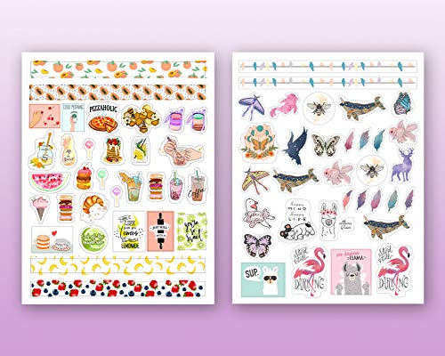 Lamare Decorative Daily Planner Stickers – Calendar Stickers for Journaling - style: Decoration Stickers