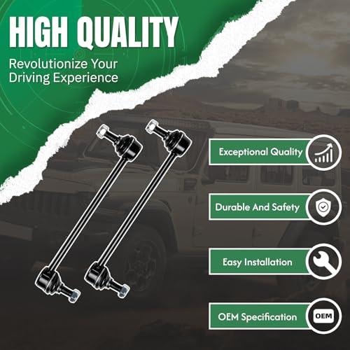 2PCS Front Stabilizer Sway Bar End Links Fit for Buick 2018-2019 Regal Sportback/Regal TourX, 2017 2018 2019 LaCrosse, for Chevrolet 2016 2017 2018 2019 2020 Malibu K750904 K750905 - size: K750904 K750905