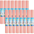 Funtery 3 mm Thin Yoga Mats Bulk, 68 x 24 Inches Lightweight PVC Exercise Mats Non Slip Workout Fitness Pads for Yoga Pilates Stretching Classes Gym Home Studio - color: Rose