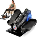 Lifepro Portable Under Desk Elliptical Exercise Machine - Manual Pedal Exerciser for Home Workouts, Muscle Toning, Energy Boost - Mini Foot & Leg Exerciser with Fitness App - color: Black