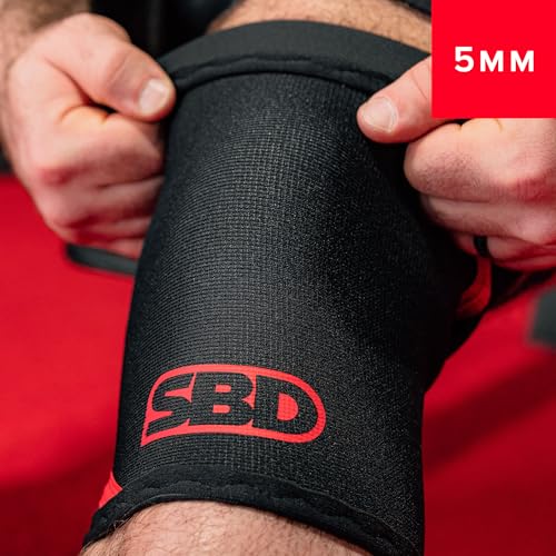 SBD 5mm Weightlifting Knee Sleeves - IWF Compliant - Made for Olympic Lifts | Built for Training & Competition