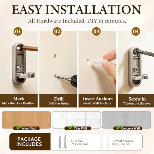 Folding Coat Hooks Silver, 2 Pack Heavy Duty Zinc Alloy Folding Wall Hooks, Foldable Wall Hook for Hanging Clothes, Bags, Hats, Towels, Keys (Silver, 2 Pack) - color: Silver, size: 2 Pack