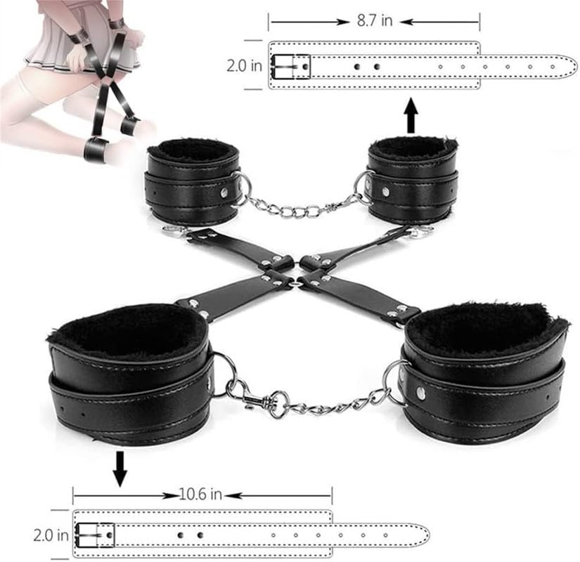 Indoor Training Fixed Strap Sports Accessories Adjustable Wrist and Ankle Strap Black Wristband Ankle Loop