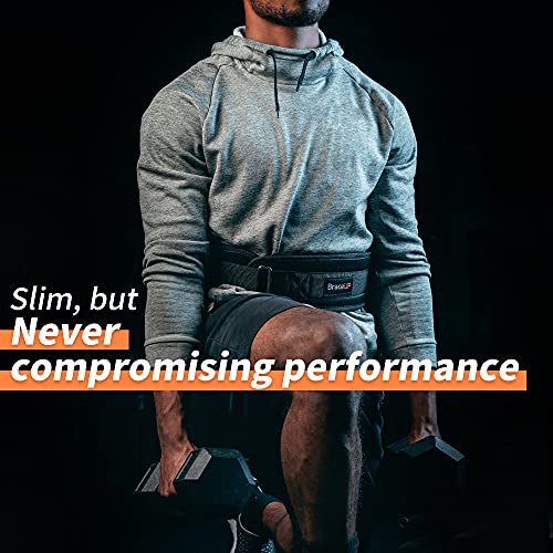 BraceUP Weight Lifting Belt for Men and Women – 4-inch Wide Weight Belt, for Weightlifting, Squat, Deadlift, Power Lifting, Gym Training, and Back Support - size: 22-29 In