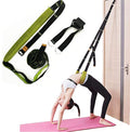 Back bend Assist Trainer - Improve Back and Waist Flexibility, Door Flexibility Stretching Strap, Home equipment for Ballet, Dance, Yoga, Gymnastics, Cheerleading, Splits - color: green