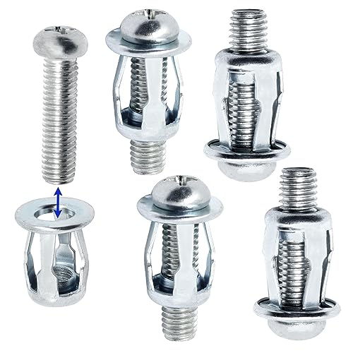 20pcs Hollow Wall Anchors for Thin Walls Heavy Duty, M8 x 1.18" - size: M8 x 30mm