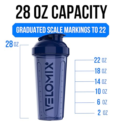 VELOMIX 4 Pack 28oz Shaker Cups for Protein Shakes, Forest Edge | 4x Wire Whisk, Leak Proof Protein Shaker Bottle for Protein Mixes, Stackable, Dishwasher Safe, Gym Ready, Measurement Marks - color: A2) Forest Edge