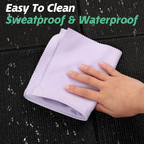 Molain Walking Pad Mat, Foldable Treadmill Mat for Hardwood Floors & Exercise Equipment- 68x24 Inch Non-Slip Gym Floor Protection, Shock Absorption for Carpet & Home Workout - size: 0.4CM