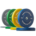 REP Color Bumper Plates LB Olympic Barbell Weights – Rubber Training Discs for Home Gym Strength Lifting, Low Bounce Durable, Weight Pairs & Sets 10 15 25 35 45 Pound Options - color: I. 230lb Color Set