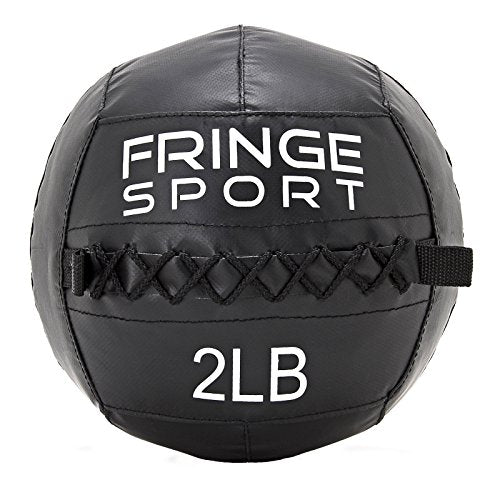 FringeSport Kid's Medicine Ball 2lb, 4lb, or 6lb / for Strength, Conditioning, Crossfit, & More/Youth Fitness Equipment