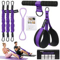 Foot Pedal Resistance Band with Handle, Upgrade Full Body Workout for Men & Women, Core Abs Legs Glutes Arms, Pilates Strength Training Home Gym Equipment
