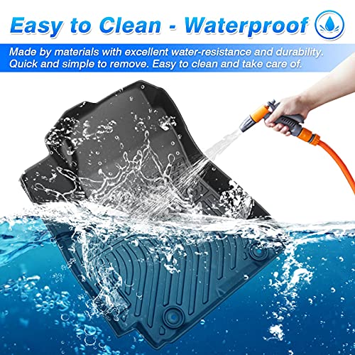 Floor Mats for Kia Soul 2020-2025 2026, All Weather Floor Liner for Soul Accessories Car Floor Mat Heavy Duty Waterproof - size: 1)Kia Soul【2020-2026】