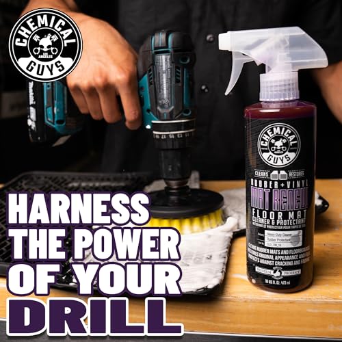 Chemical Guys, Mat Renew Rubber & Vinyl Mat Cleaner & Protectant, 16 oz | Cleans and revives rubber mats, liners and running boards, restoring a factory look with a protective finish