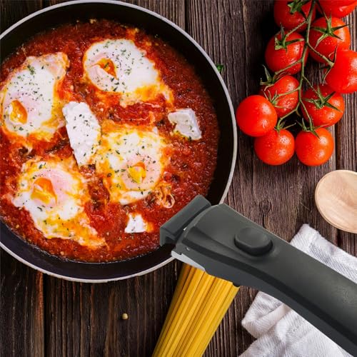 2pcs Removable Pot Handles, Black, 7.5" | Heat-Resistant, Detachable Replacement Handle, Universal Fits for All Cookware Pans & Pots - color: Black