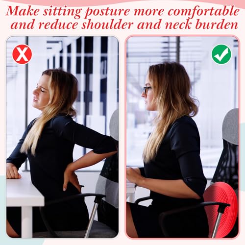 Libima 8 Pcs Wiggle Seat Inflated Wobble Cushion Sensory Seat Flexible Balance Board Balance Disc for Kids Men Women Physical Exercise Improving Posture Home Office Classroom - color: Vibrant Color