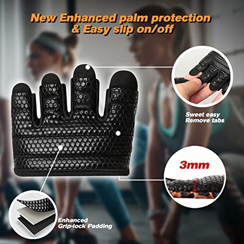 Minimal Workout Gloves for Women Men, Micro Fingerless Gym Gloves Grip Pads | Work Out Gloves for Kettlebells, Weight Lifting, Exercise, Pull Up, ,Cross Training, Silicone Grip Lifting Half Finger Gloves - color: 2-Cheetah/Leopard, size: Medium