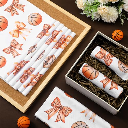 Moukeren 24 Pcs Cooling Towels 40"x12" Bulk Game Day Sports Ice Towel Quick Dry Breathable Party Favors for Team Coach Gift - style: Basketball