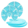 Hot/Cold Breast Gel Ice Packs Breast Cooling/Heat Pads Relief for Breastfeeding, Nursing Pain, Mastitis, Engorgement, Swelling, Plugged Ducts | Boost Milk Let-Down & Production,2 Pack (Blue) - color: Blue