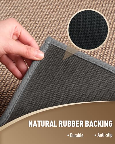 PADOOR Non Slip Stair-Treads Matching-Mat for Wooden Steps, Square Rubber Backing Non Slip Stair Landing Mat 30x30 inch - size: 30''x30'', style: Light Gray