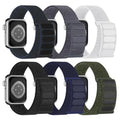 6 Pack Sport Nylon Loop Band Compatible with Apple Watch Band 38mm 40mm 41mm 42mm 44mm 45mm 46mm 49mm for Women Men, Adjustable Breathable Braided Straps for iWatch Series 11/10/9/8/7/6/5/4/3/SE/Ultra - color: Dark Blue/Army Green/Black/Grey/Charcoal/Summ