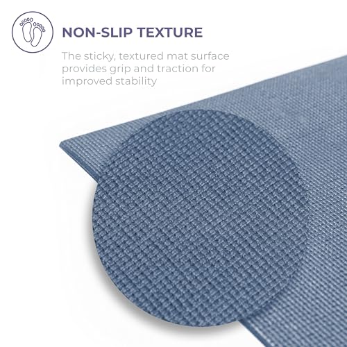 Voyage 5mm Studio Yoga Mats, 10 Pack, 72x24in - color: Slate