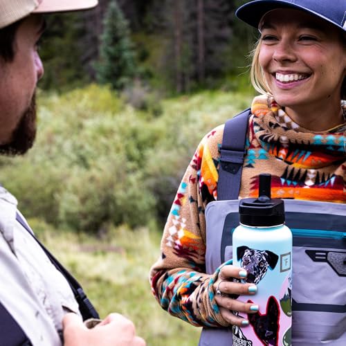 IRON °FLASK Camping & Hiking Hydration Flask with Straw, Wide Mouth Insulated Stainless Steel Sports Water Bottle - 18 oz Bubble Gum | Insulated Stainless Steel Sports Water Bottle with Leakproof Straw Lid - BPA Free, Cold 24 Hrs, Sweat Free (Bubble Gum)