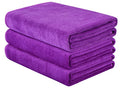 HOPESHINE Gyms Towels for Men & Women Microfiber Exercise Fitness Home Absorbent Sweat Yoga Towels Sports Towels Soft Fast Drying 16inch x32inch 3-Pack - color: Purple 3-pack