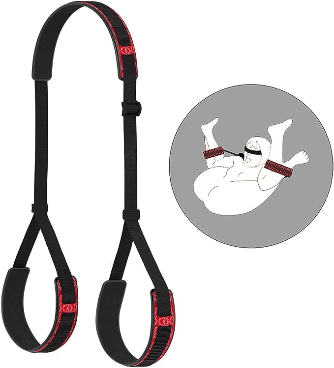 Sex Bondage Legs Restraints Thigh Sling with Adjustable Straps for Couple Sex Toy BDSM Restraints Harness Open Legs Spreader Sexy Toys for Couples Sweater Yoga ZHCH-Of15