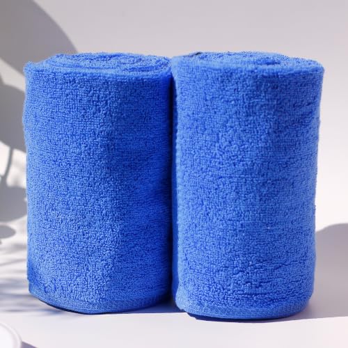 Unisex Sports Towels (Set of 2) Upgraded Version-Ultra-Soft Premium Quality100% Cotton Sweat-Absorbing Towels Ideal for Workouts, Workout Towels，Gym Towels Sessions, & Hiking Trips!
