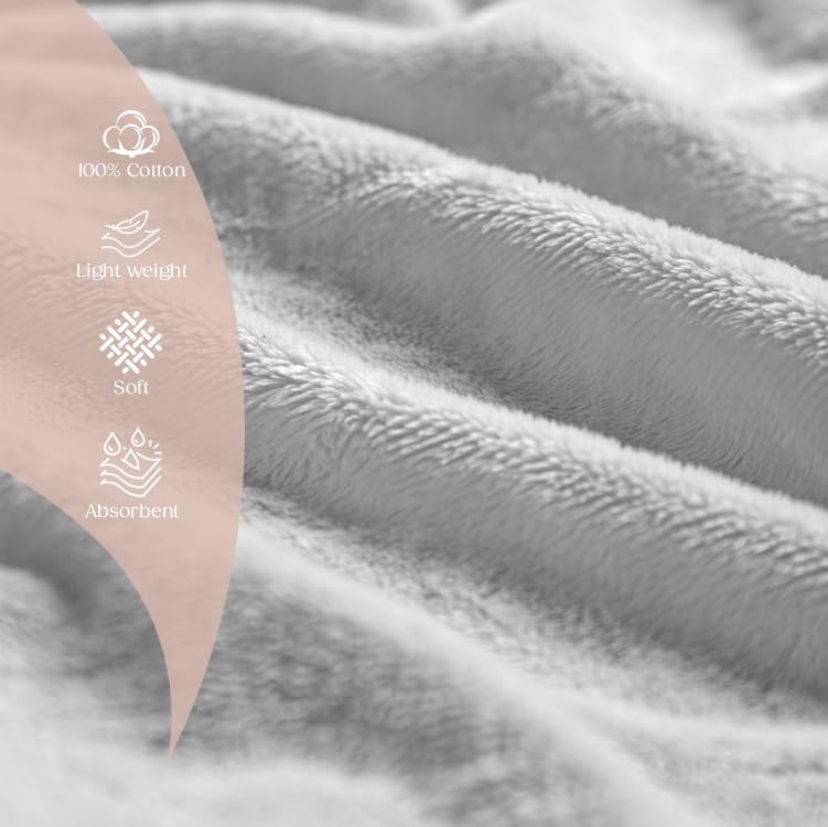 24 Pack White 22x44 Inch Cotton Bath Towels - Lightweight, Quick Drying, Commercial Grade - size: 22x44 pack of 24
